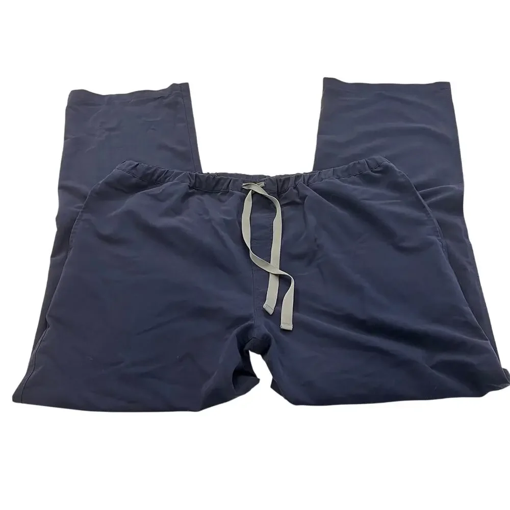 FIGS Pisco Straight-Leg Scrub Pants Healthcare Medical Navy Size XXL